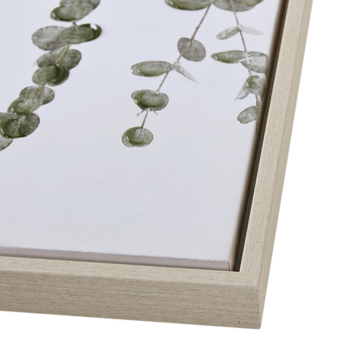 Gracie Mills Leandro Eucalyptus Framed Canvas Wall Art Set