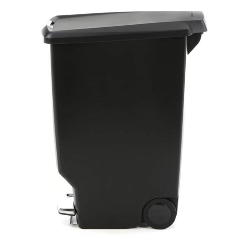 Space-Saving 10-Gallon Trash Can – Narrow Design with Easy Step-On Lid for Kitchen or Office