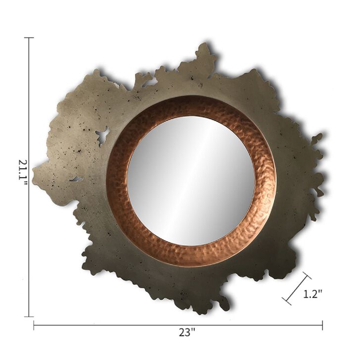 decorative metal mirror