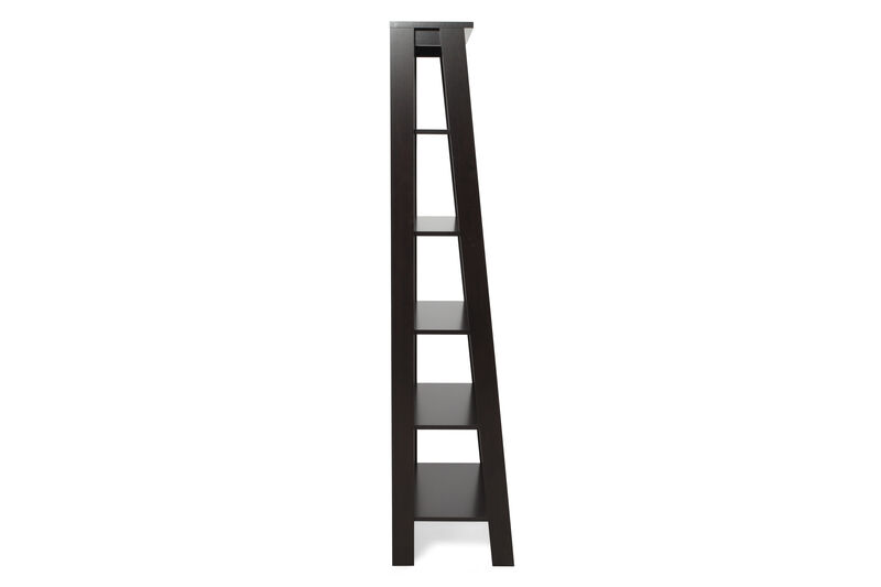 Trestle Bookcase - Espresso