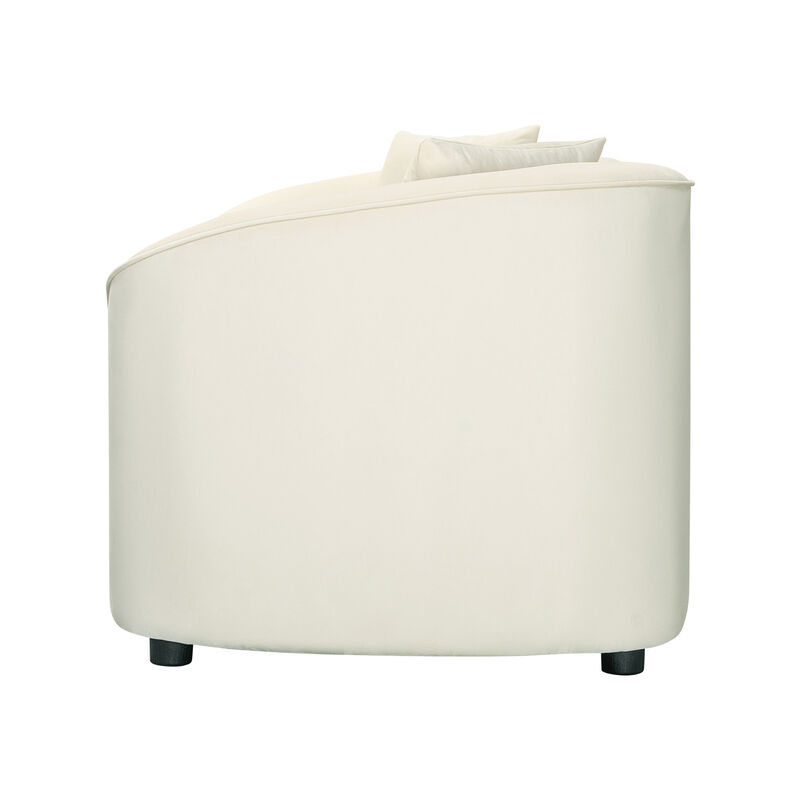 Merax Curved Contemporary Fabric Sofa Couch