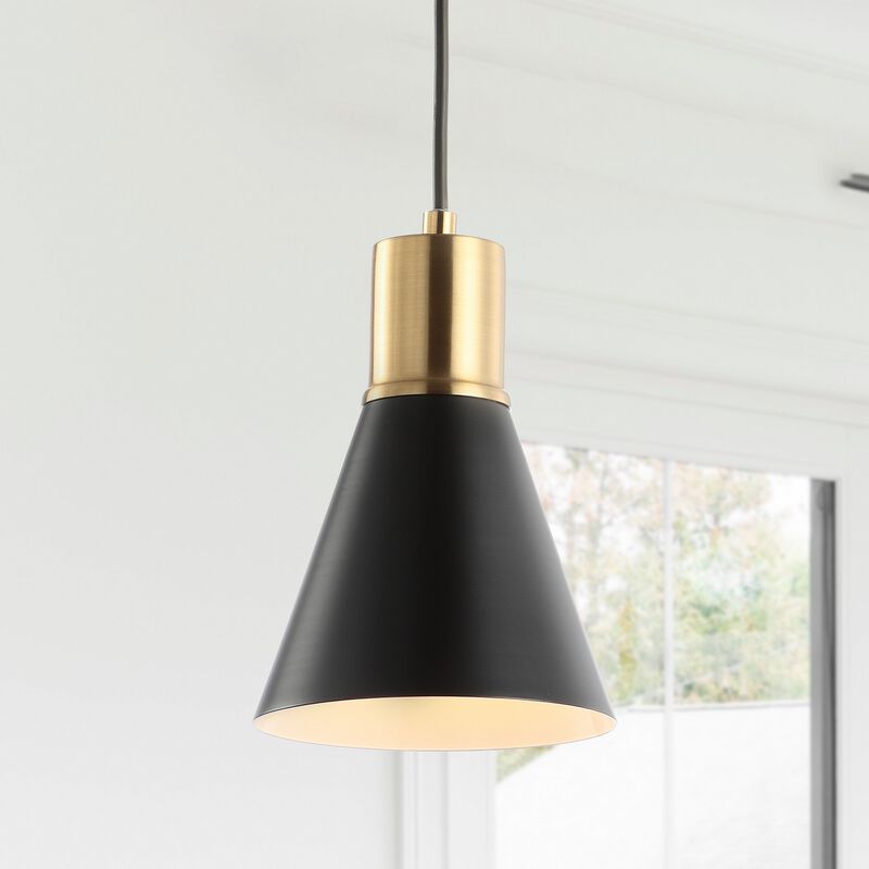 Apollo 1-Light Mid-Century Modern Iron LED Pendant