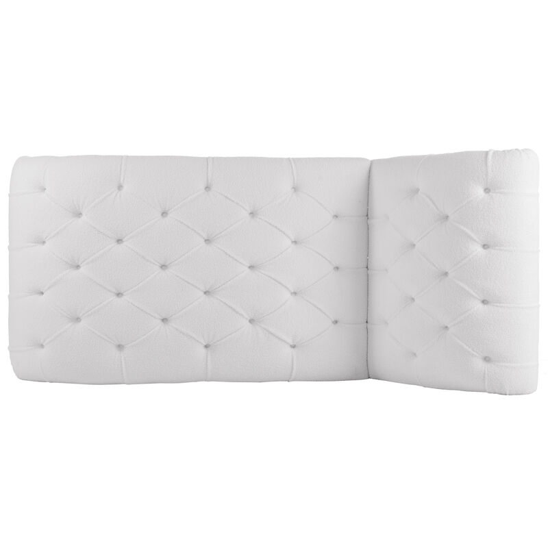 Tufted Armless Chaise Lounge