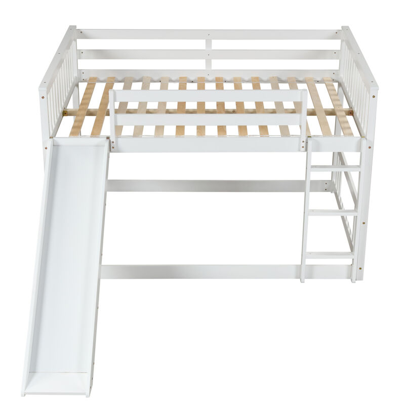 Full Over Full Bunk Bed With Slide