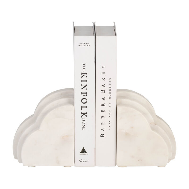 Marble Rainbow Bookends set
