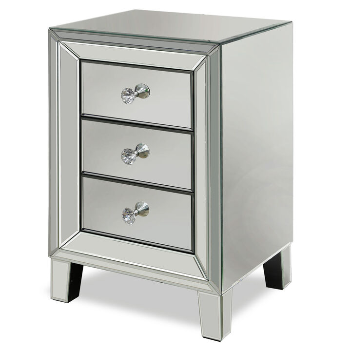 Mirrored Side Table