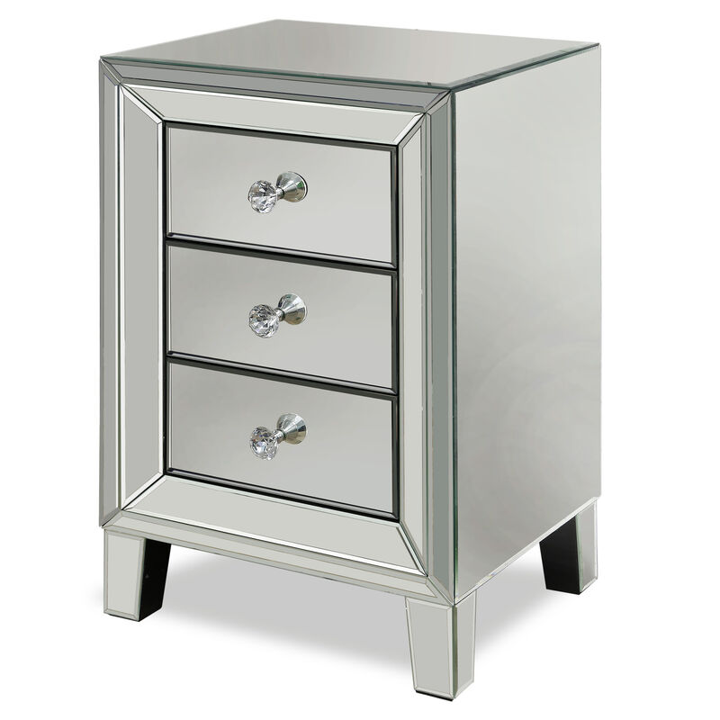 Mirrored Side Table