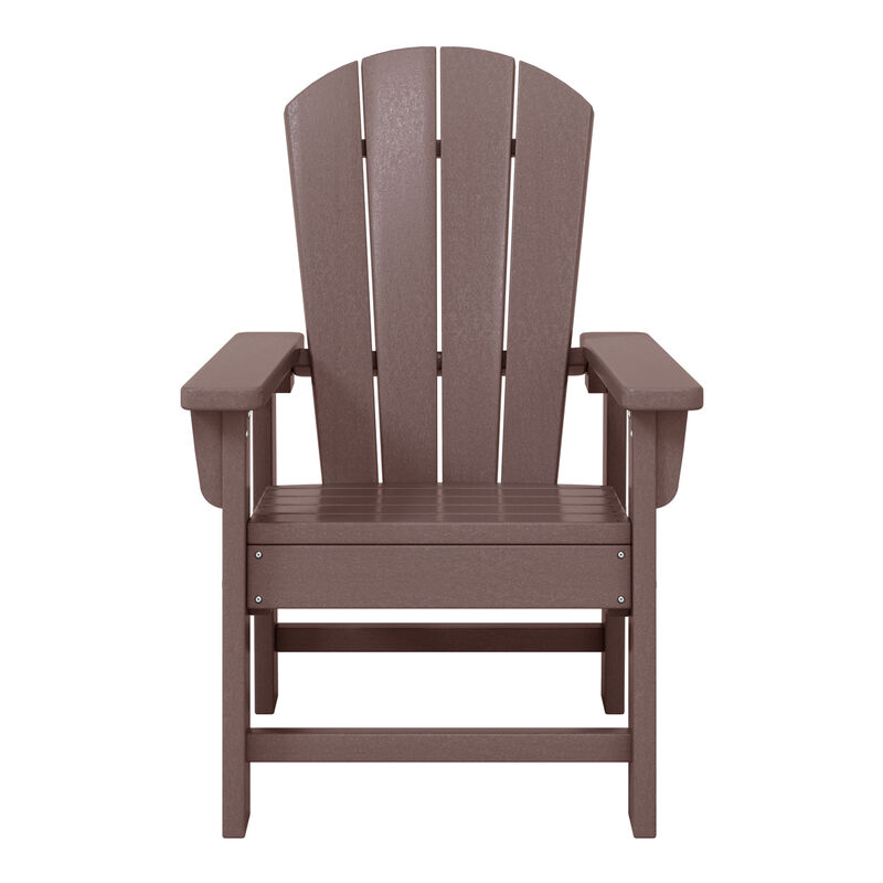 WestinTrends Kids Outdoor Adirondack Plastic Patio Chair (Set of 4)