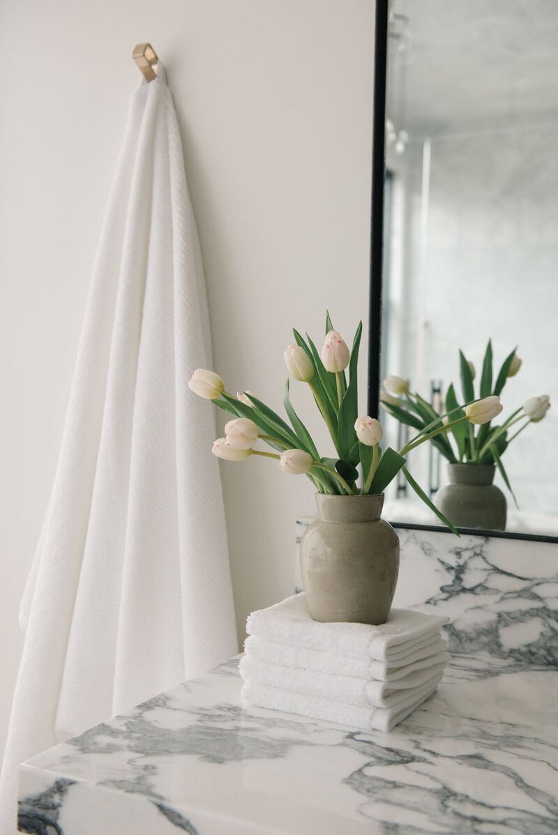 Ribbed Terry Washcloths
