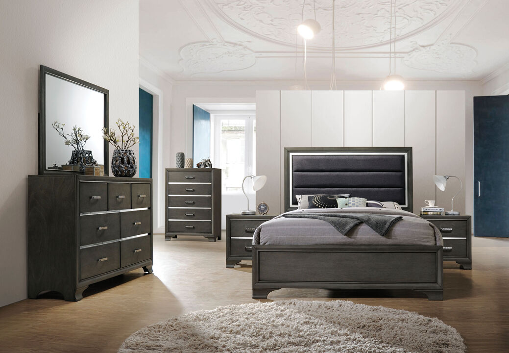 ACME Carine II Nightstand, Gray