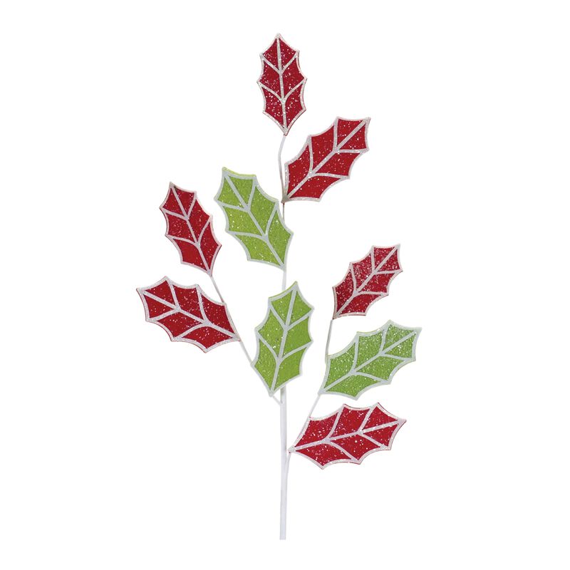 Holly Spray (Set of 6) for Holiday Decor – Artificial Christmas Foliage