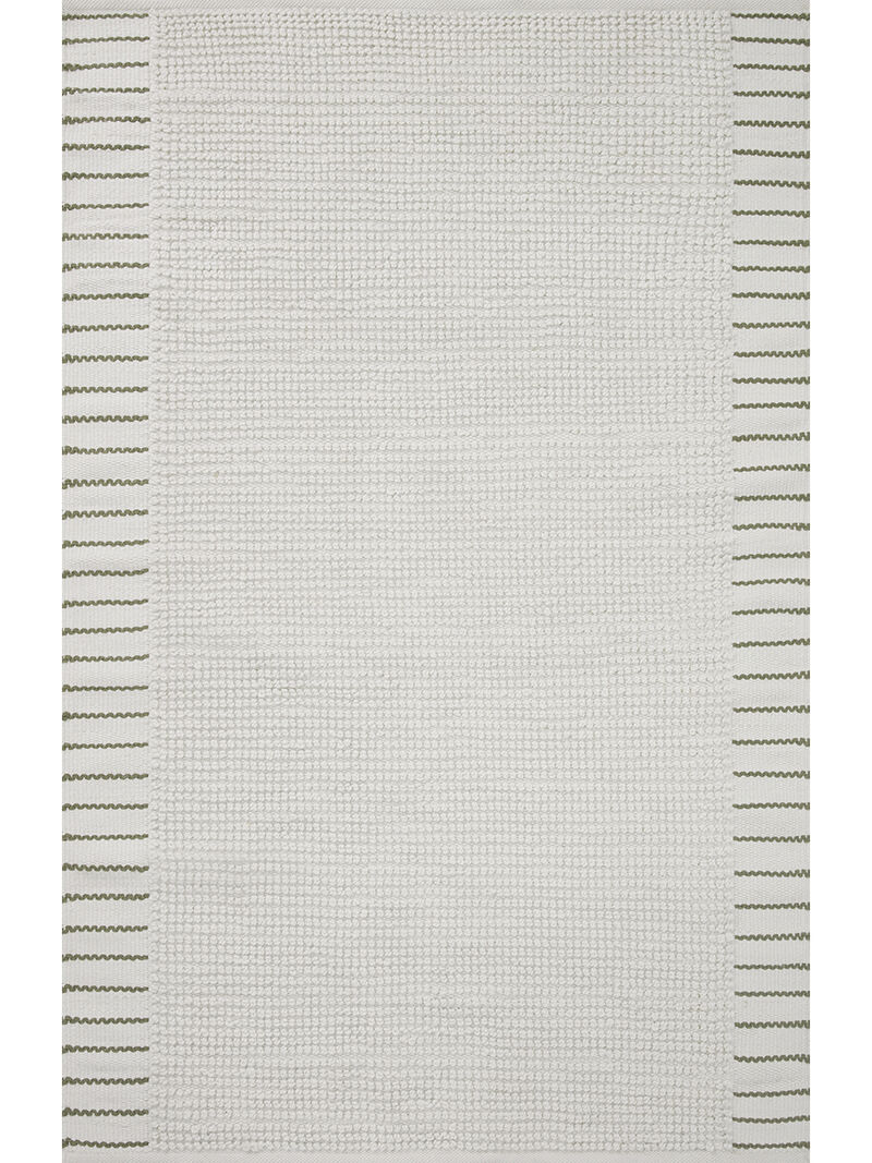 Sadie SAD01 White 3'6" x 5'6" Rug