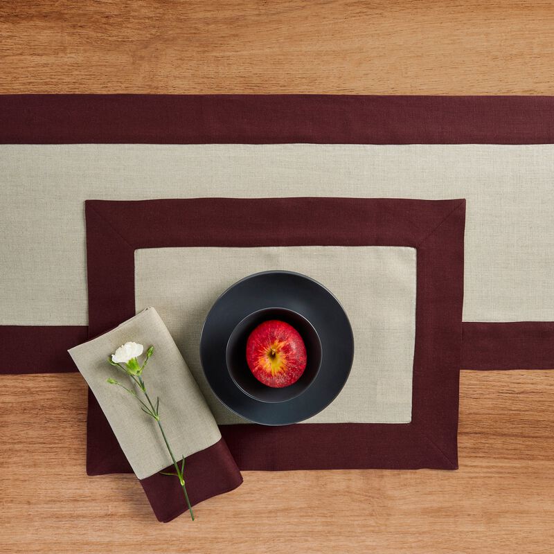 Solino Home 100% Pure Linen Table Runner | Contempo