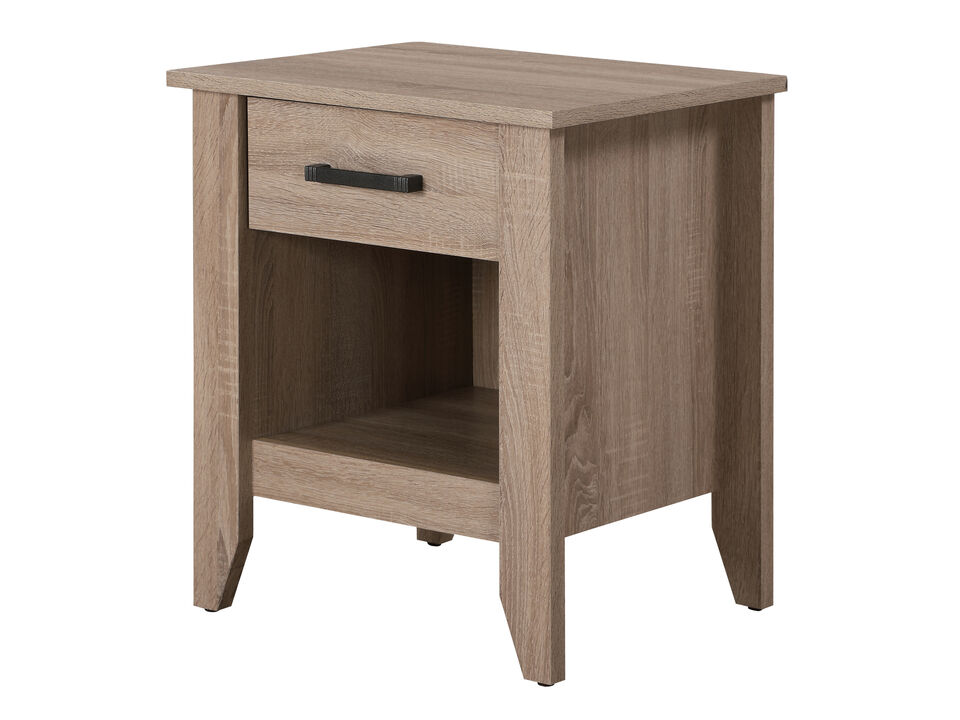 Lennox 1-Drawer Nightstand (24 in. H x 18 in. W x 21 in. D)