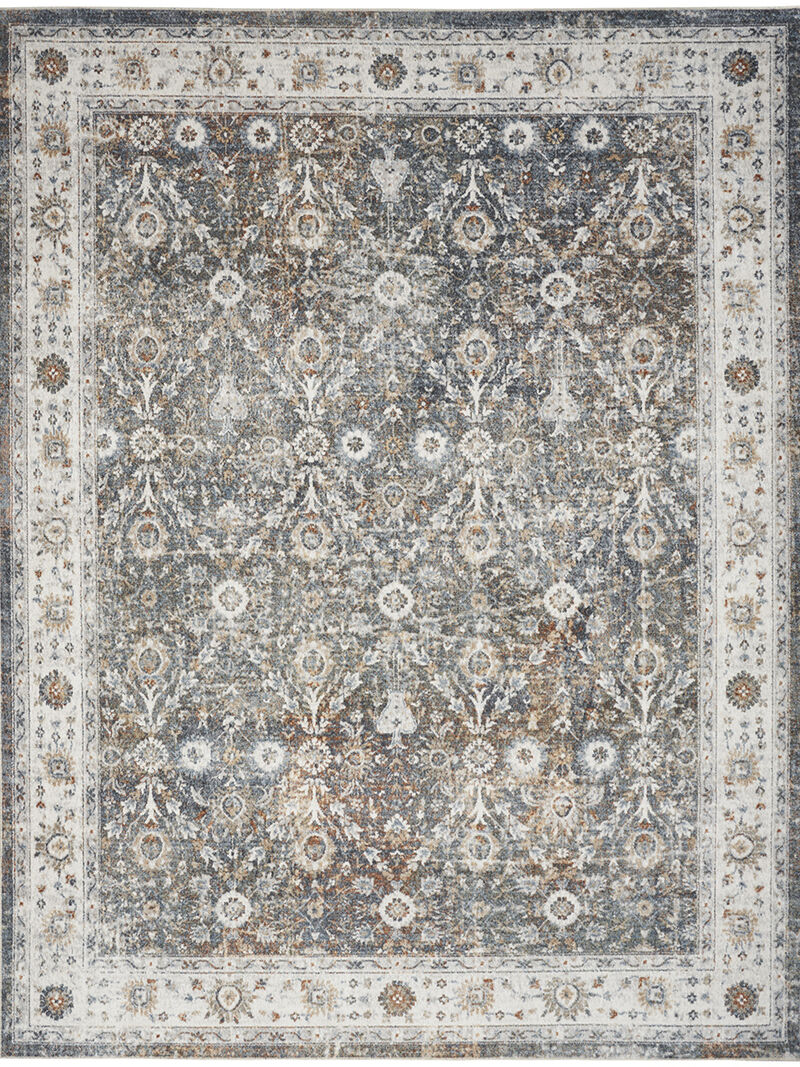 Astra Machine Washable ASW16 Ivory/Multicolor 7'10" x 10' Rug