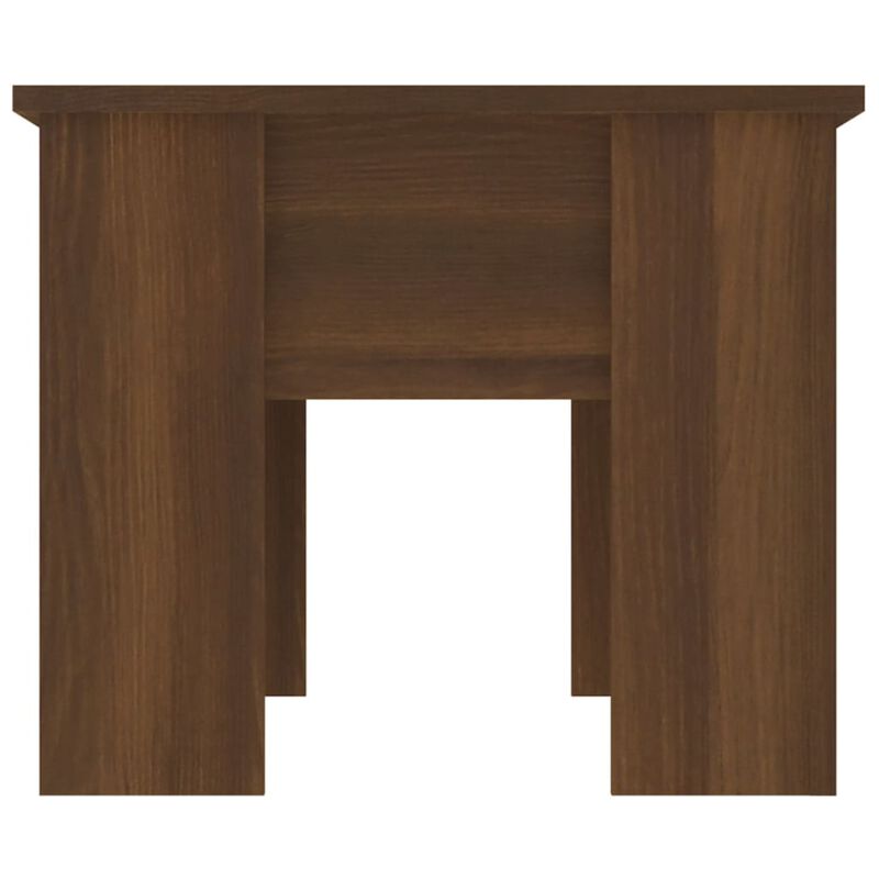 vidaXL Coffee Table Brown Oak 31.1"x19.3"x16.1" Engineered Wood