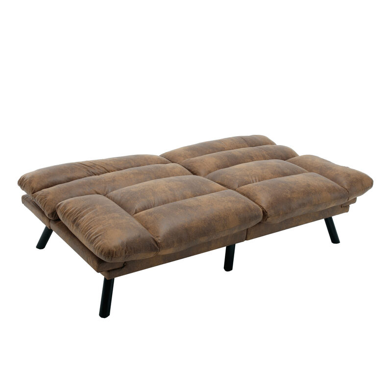 Merax Loveseat Sleeper Sofa with Thick Cushion