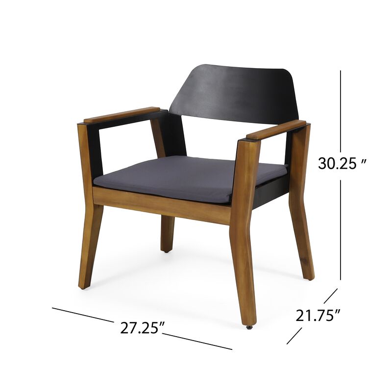Merax Outdoor Club Chair Dining Chair 2 PCS