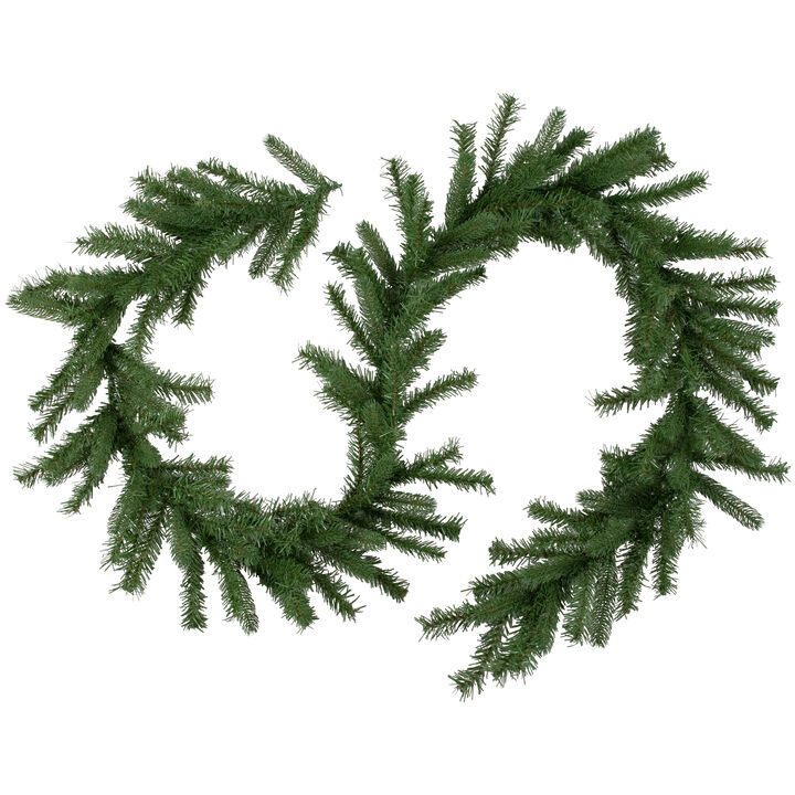 9' x 10" Green Sierra Noble Fir Artificial Christmas Garland  Unlit