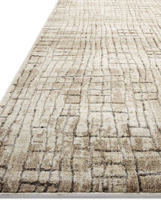 Wyatt WYA-07 Clay / Smoke 18" x 18" Sample Rug by