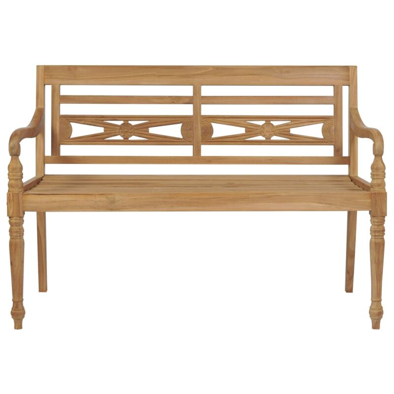 vidaXL Batavia Bench 47.2" Teak