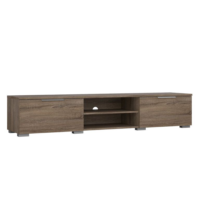Tvilum Match 2 Drawer 2 Shelf TV Stand, Truffle Oak