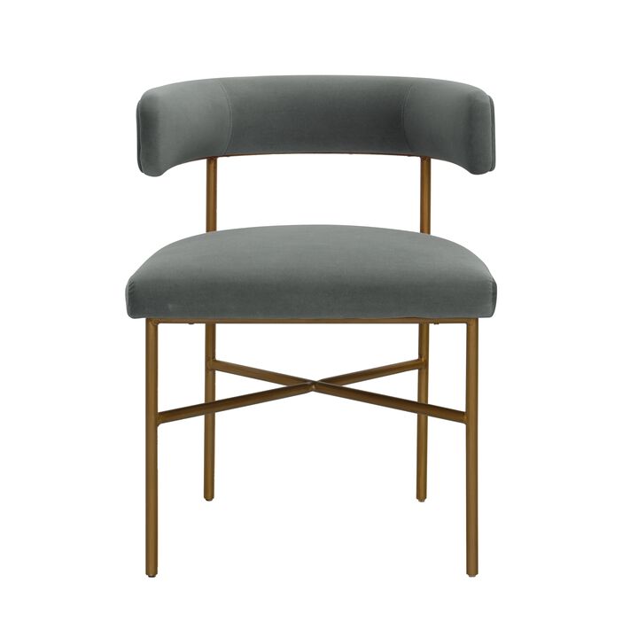 Kim Performance Velvet Chair