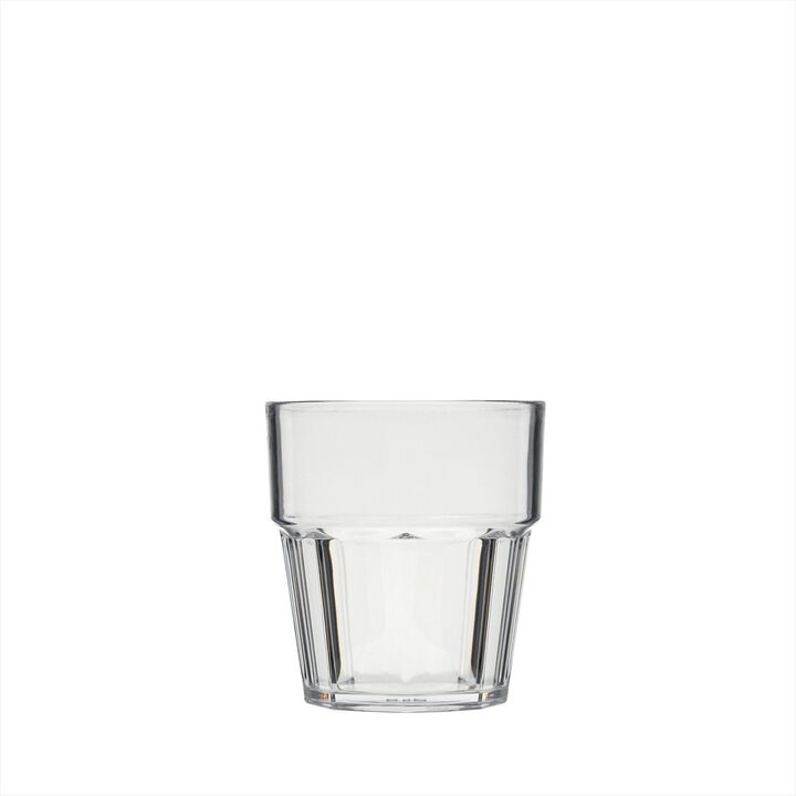 Polycarbonate Drinkware dia.3.25" h:3.5" 8 oz. Round Clear Polycarbonate Tumbler (Set of 12)