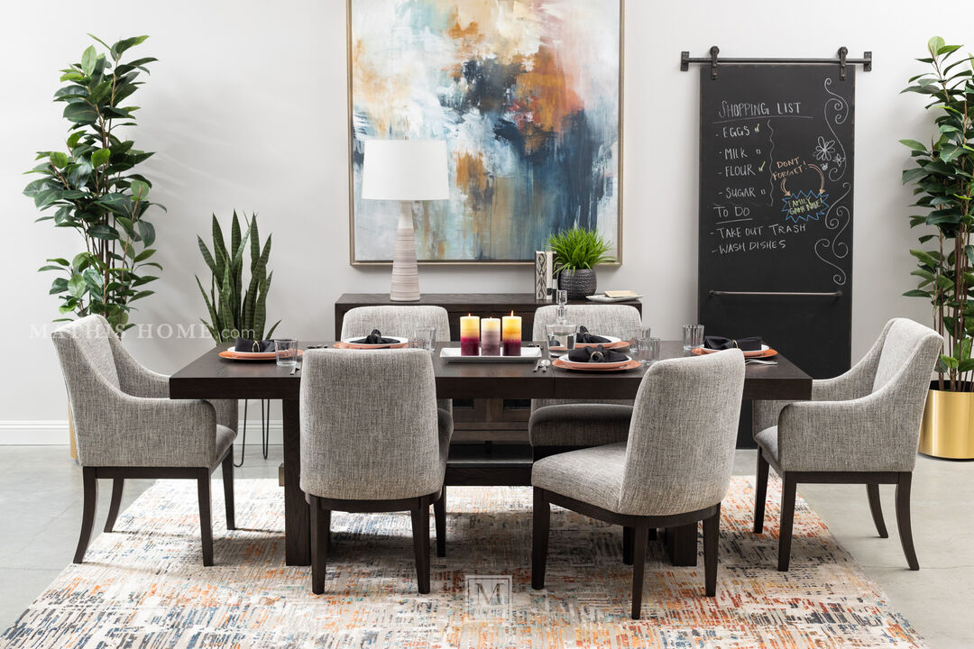 Contemporary dining room set