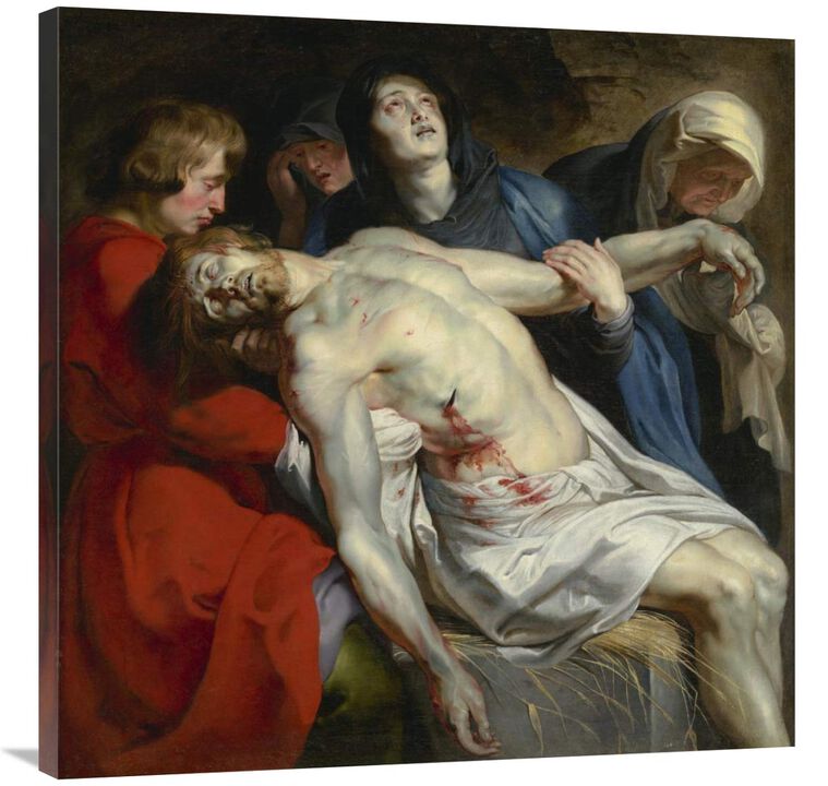 The Entombment-Canvas Art-36x36