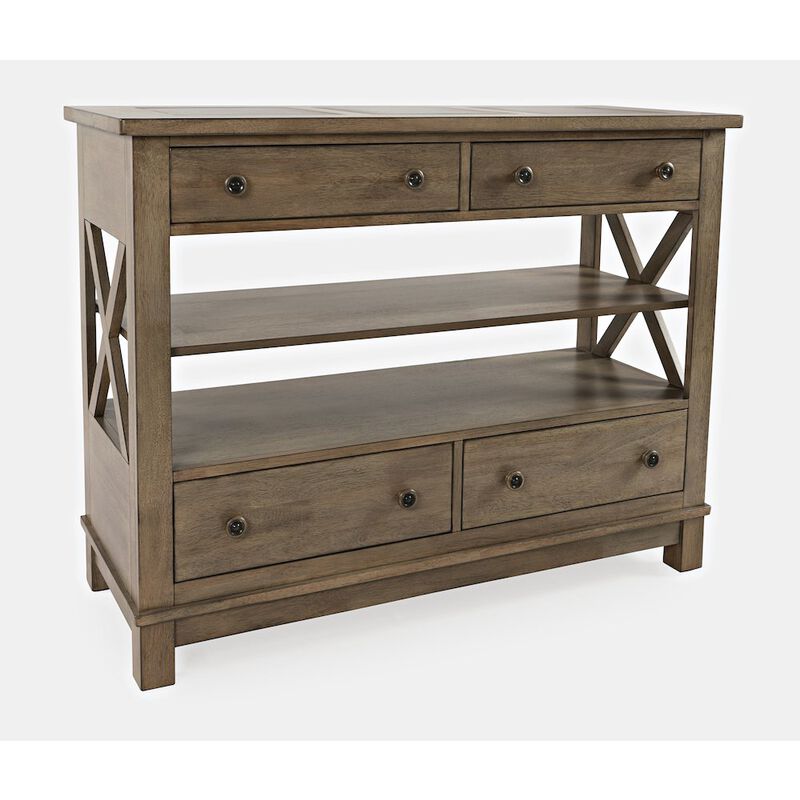 Jofran Prescott Park Modern Contemporary Four Drawer Server