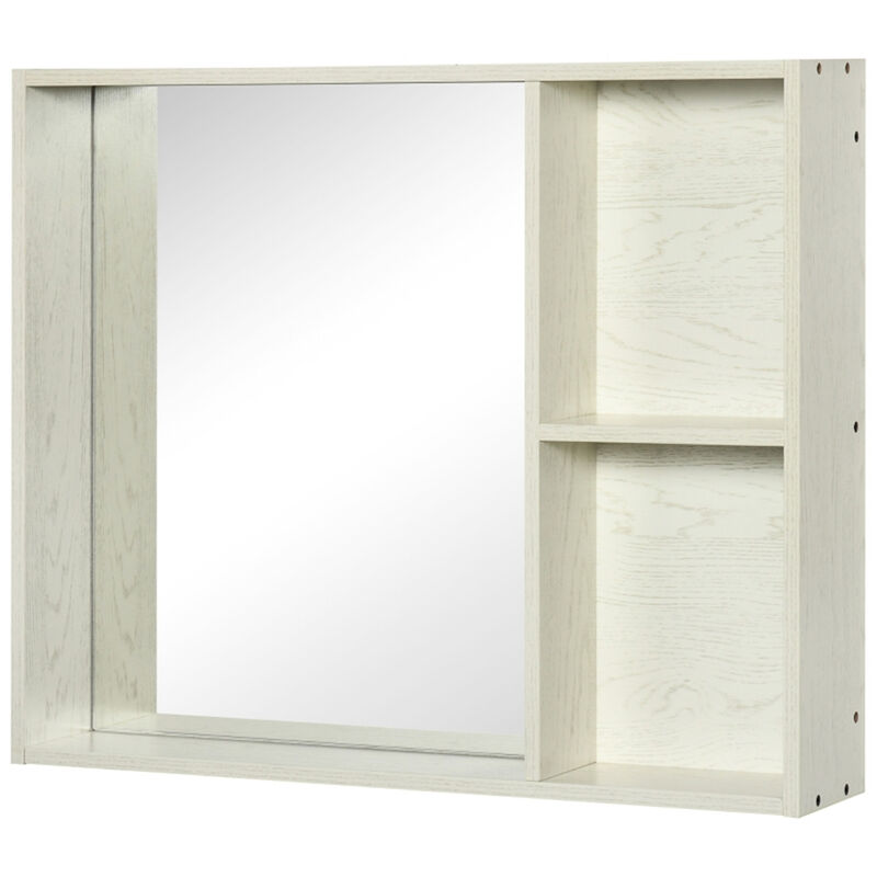 Wall-Mounted Storage Cabinet Space-Saving Organizer for Bathroom, Kitchen & Living Room