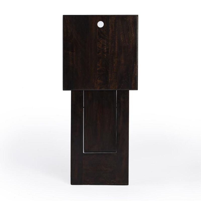Coffee Folding Accent Table, Belen Kox