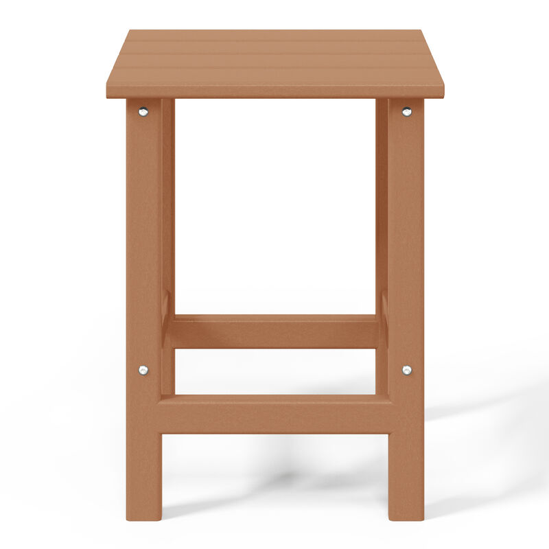 WestinTrends Westintrends 14" square outdoor Side table for Adirondack chair