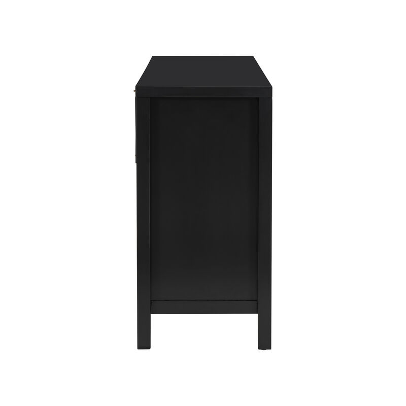 Merax Wave-Pattern Sideboard Storage Cabinet