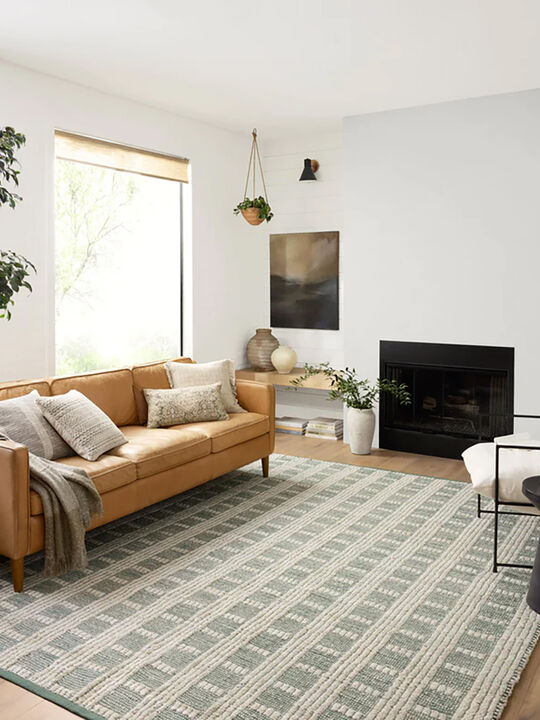 Colton CON03 Ivory/Sage 18" x 18" Sample Rug