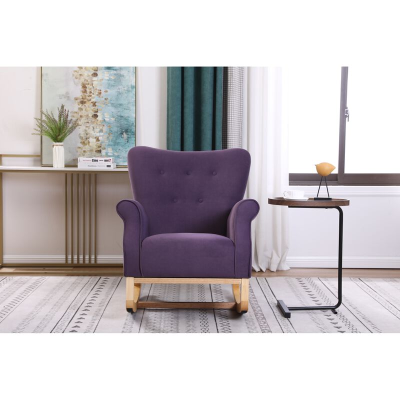 High Back Rocking Chair for Baby Room