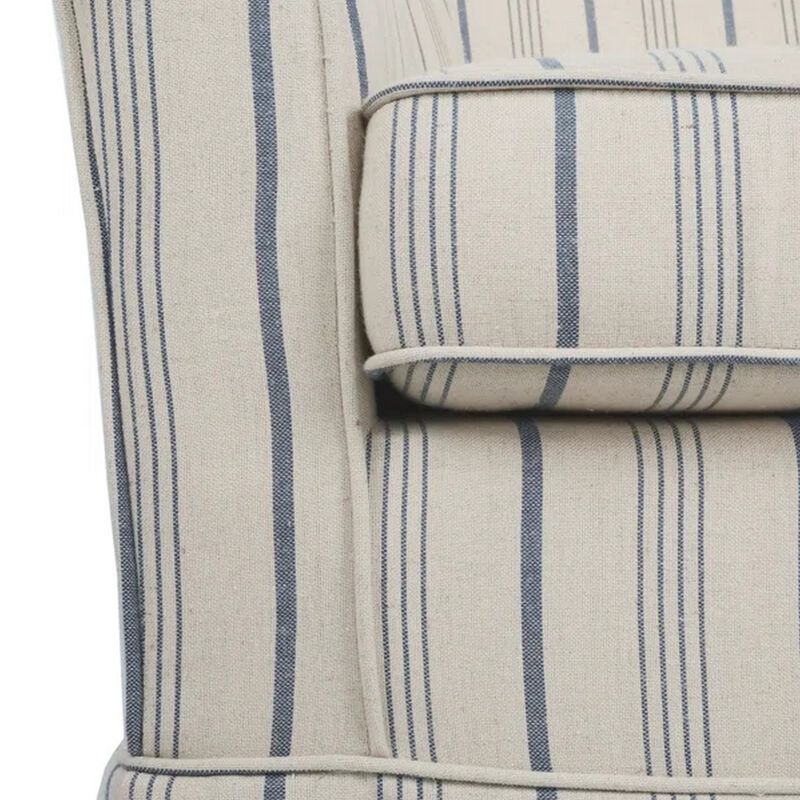 Accent Swivel Chair, Modern Round Barrel Back, Soft White Gray Fabric