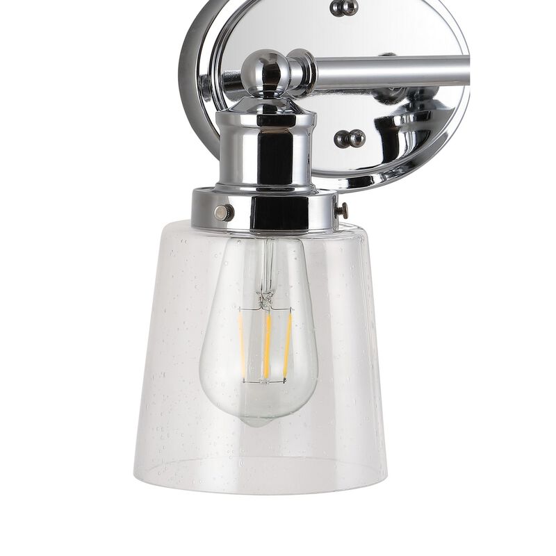 Beverly Iron/Seeded Glass Classic Cottage LED Vanity Light