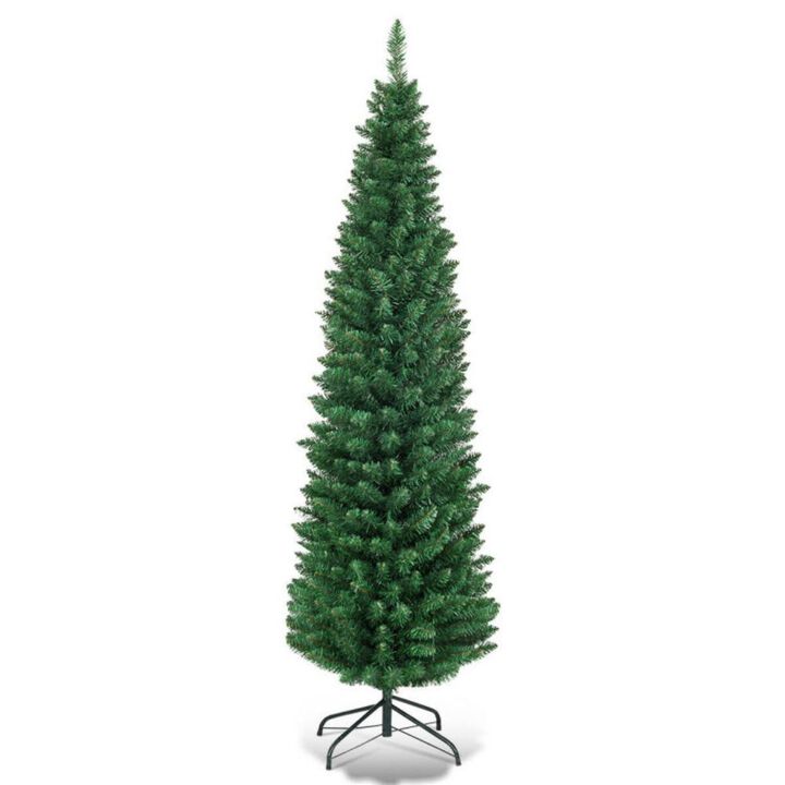 PVC Artificial Slim Pencil Christmas Tree