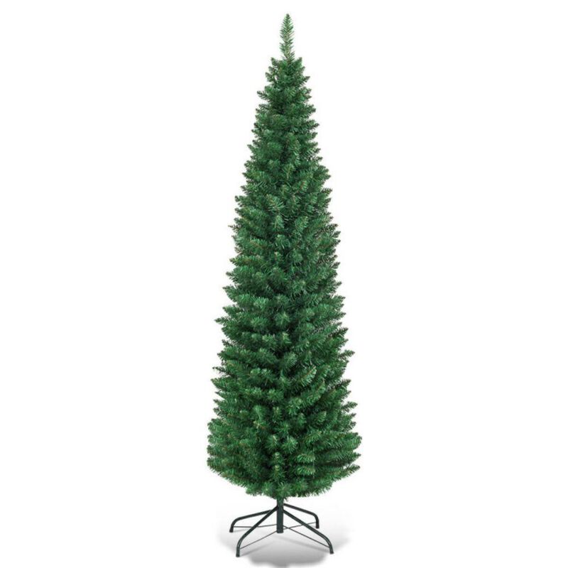 PVC Artificial Slim Pencil Christmas Tree
