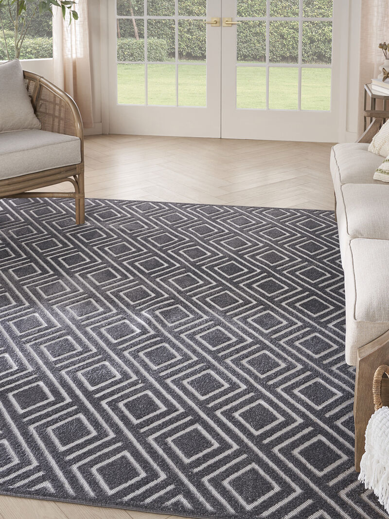 Care Free CAF03 Gray 7'10" x 9'10" Rug