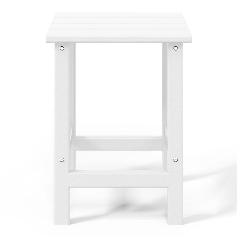 WestinTrends Westintrends 14" square outdoor Side table for Adirondack chair
