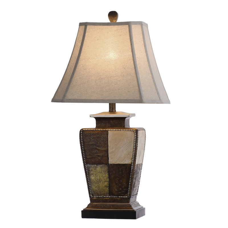 Austin Patchwork Table Lamp (Set of 2)