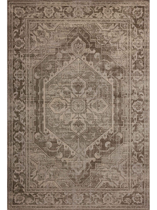 Mona Cocoa/Stone 10'0" x 14'0" Area Rug by Magnolia Home by Joanna Gaines x Loloi