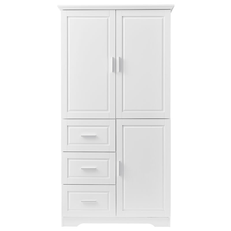 Merax Modern Storage Cabinet with Doors for Bathroom