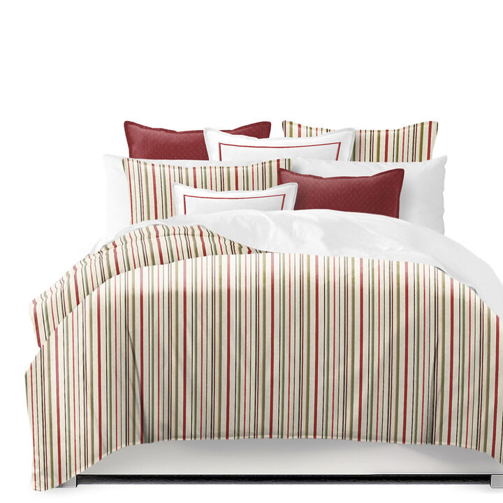 6ix Tailors Fine Linens Sinclair Ivory/Multi Coverlet Set