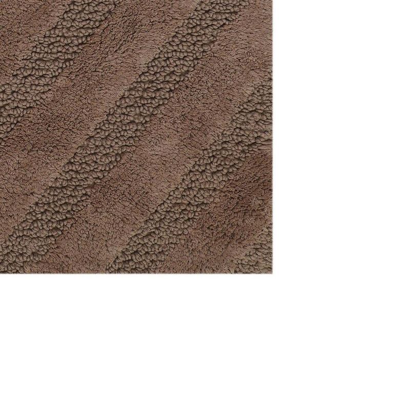Unique Stripe Honeycomb Sculptured Bath Rug Is Made Soft Plush Cotton Is Super Soft The Touch