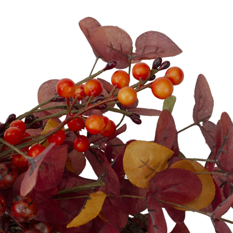 Red Berries Artificial Christmas Wreath - 24-Inch  Unlit