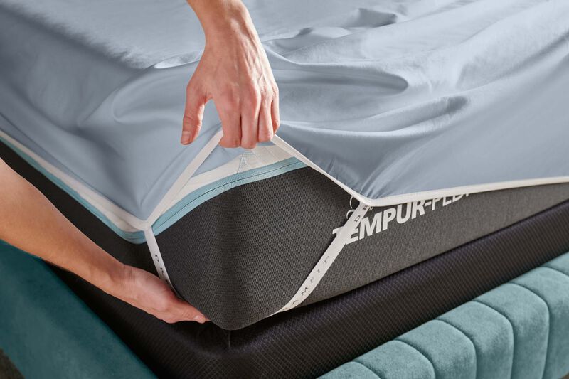 Tempur-Pedic Cotton Queen Sleepy Blue Sheet Sets